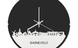 Skyline Klok Rond Barneveld Wit Glanzend