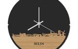 Skyline Klok Rond Beilen Bamboe