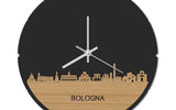 Skyline Klok Rond Bologna Bamboe