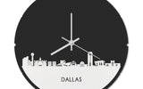 Skyline Klok Rond Dallas Wit Glanzend