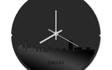 Skyline Klok Rond Dallas Zwart Glanzend