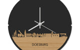 Skyline Klok Rond Doesburg Bamboe