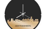 Skyline Klok Rond Geertruidenberg Goud Metallic