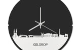 Skyline Klok Rond Geldrop Wit Glanzend