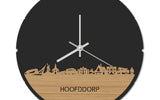 Skyline Klok Rond Hoofddorp Bamboe