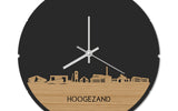 Skyline Klok Rond Hoogezand Bamboe