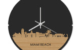 Skyline Klok Rond Miami Beach Bamboe