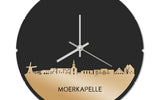 Skyline Klok Rond Moerkapelle Goud Metallic