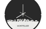 Skyline Klok Rond Montpellier Wit Glanzend