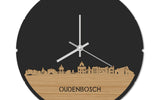 Skyline Klok Rond Oudenbosch Bamboe