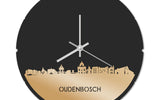 Skyline Klok Rond Oudenbosch Goud Metallic