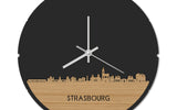 Skyline Klok Rond Strasbourg Bamboe