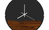 Skyline Klok Rond Verona Palissander