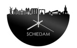 Skyline Klok Schiedam Zwart Glanzend