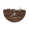 Skyline Klok Siena Noten houten cadeau decoratie relatiegeschenk van WoodWideCities