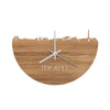 Skyline Klok Ter Apel Eiken houten cadeau decoratie relatiegeschenk van WoodWideCities