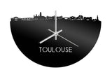 Skyline Klok Toulouse Zwart Glanzend