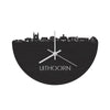 Skyline Klok Uithoorn Black Zwart houten cadeau decoratie relatiegeschenk van WoodWideCities