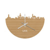 Skyline Klok Urk Bamboe houten cadeau wanddecoratie relatiegeschenk van WoodWideCities