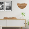 Skyline Klok Verona Eiken houten cadeau decoratie relatiegeschenk van WoodWideCities