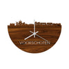 Skyline Klok Voorschoten Palissander houten cadeau decoratie relatiegeschenk van WoodWideCities