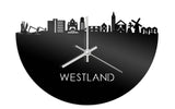 Skyline Klok Westland Zwart Glanzend