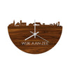 Skyline Klok Wijk aan Zee Palissander houten cadeau decoratie relatiegeschenk van WoodWideCities