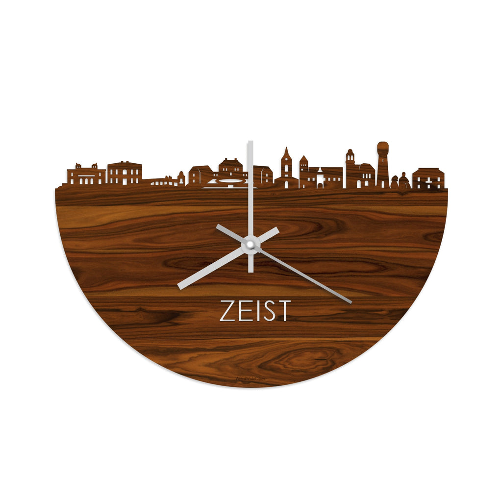 Skyline Klok Zeist Palissander houten cadeau wanddecoratie relatiegeschenk van WoodWideCities