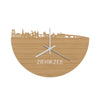 Skyline Klok Zierikzee Bamboe houten cadeau wanddecoratie relatiegeschenk van WoodWideCities