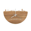 Skyline Klok Zwijndrecht Eiken houten cadeau decoratie relatiegeschenk van WoodWideCities