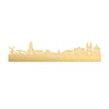 Skyline Laren Metallic Goud gerecycled kunststof cadeau decoratie relatiegeschenk van WoodWideCities