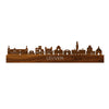 Skyline Leuven Palissander houten cadeau decoratie relatiegeschenk van WoodWideCities