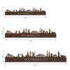 Skyline London Noten houten cadeau decoratie relatiegeschenk van WoodWideCities