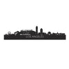 Skyline Los-angeles Zwart houten cadeau decoratie relatiegeschenk van WoodWideCities