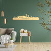 Skyline Los-angeles Metallic Goud gerecycled kunststof cadeau decoratie relatiegeschenk van WoodWideCities