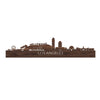 Skyline Los-angeles Noten houten cadeau decoratie relatiegeschenk van WoodWideCities