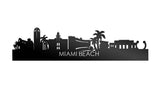 Skyline Miami Beach Zwart Glanzend