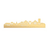 Skyline Milano Metallic Goud gerecycled kunststof cadeau decoratie relatiegeschenk van WoodWideCities