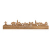 Skyline Montfoort Eiken houten cadeau decoratie relatiegeschenk van WoodWideCities