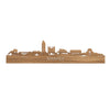 Skyline Nantes Eiken houten cadeau decoratie relatiegeschenk van WoodWideCities