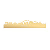 Skyline Napoli Metallic Goud gerecycled kunststof cadeau decoratie relatiegeschenk van WoodWideCities