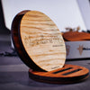 Skyline Onderzetters Barcelona Eiken en noten houten cadeau decoratie relatiegeschenk van WoodWideCities