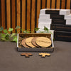 Skyline Onderzetters Bennekom Eiken en noten houten cadeau decoratie relatiegeschenk van WoodWideCities