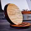 Skyline Onderzetters Dalfsen Eiken en noten houten cadeau decoratie relatiegeschenk van WoodWideCities