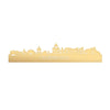 Skyline Oudenbosch Metallic Goud gerecycled kunststof cadeau decoratie relatiegeschenk van WoodWideCities