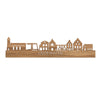 Skyline Oudewater Eiken houten cadeau decoratie relatiegeschenk van WoodWideCities