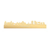 Skyline Palermo Metallic Goud gerecycled kunststof cadeau decoratie relatiegeschenk van WoodWideCities