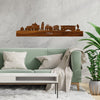 Skyline Pisa Palissander houten cadeau decoratie relatiegeschenk van WoodWideCities