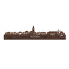 Skyline Roden Noten houten cadeau decoratie relatiegeschenk van WoodWideCities