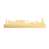 Skyline Schiedam Metallic Goud gerecycled kunststof cadeau decoratie relatiegeschenk van WoodWideCities